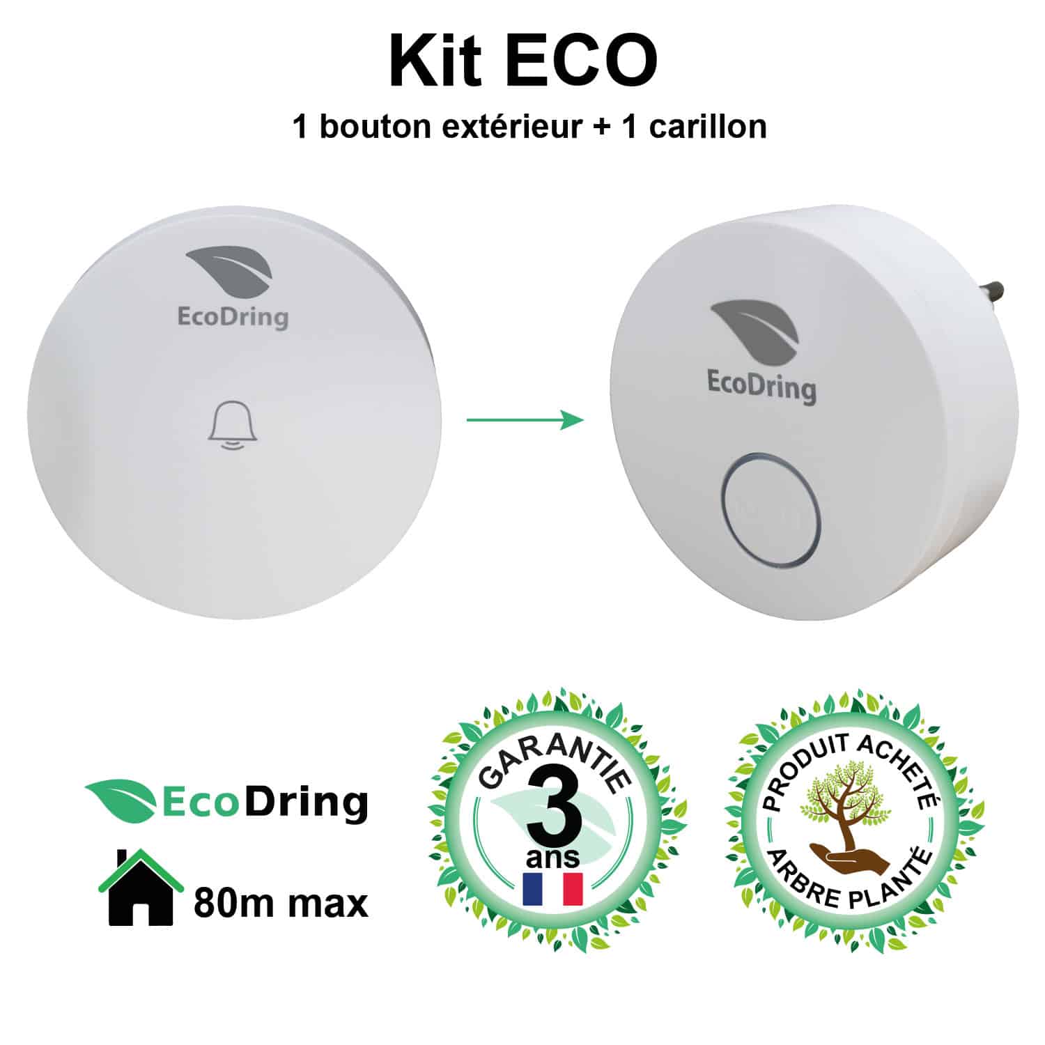 Sonnette ECO 80m – Nouveau modèle 2022 ! – Image 2